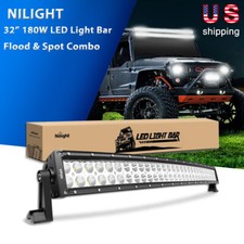 Nilight 32 Inch 180w Curved Led Light Bar Spot Flood Combo Off-road Suv Atv Utv Nilight 32 Inch 180w Curved Led Light Bar Spot Flood Combo Off-road Suv Atv Utv