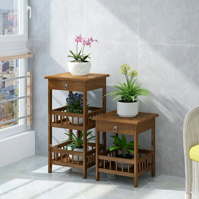 Console Table Side/ End Table Shelves Plant Stand Storage for Entryway Hallway - Image 3 of 4