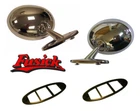 1970-1972 Olds Cutlass 442 Standard Outside Chrome Mirror Set
