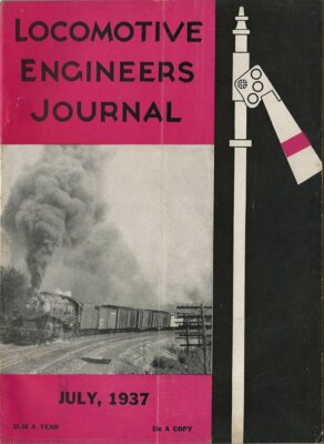 July 1937 Issue - Locomotive Engineers Journal Magazine - Nice