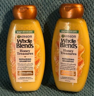 Garnier Whole Blends Honey Treasures Repairing Shampoo 2 pack