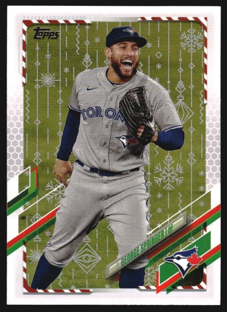 2021 Topps Walmart Holiday Metallic #HW93 George Springer