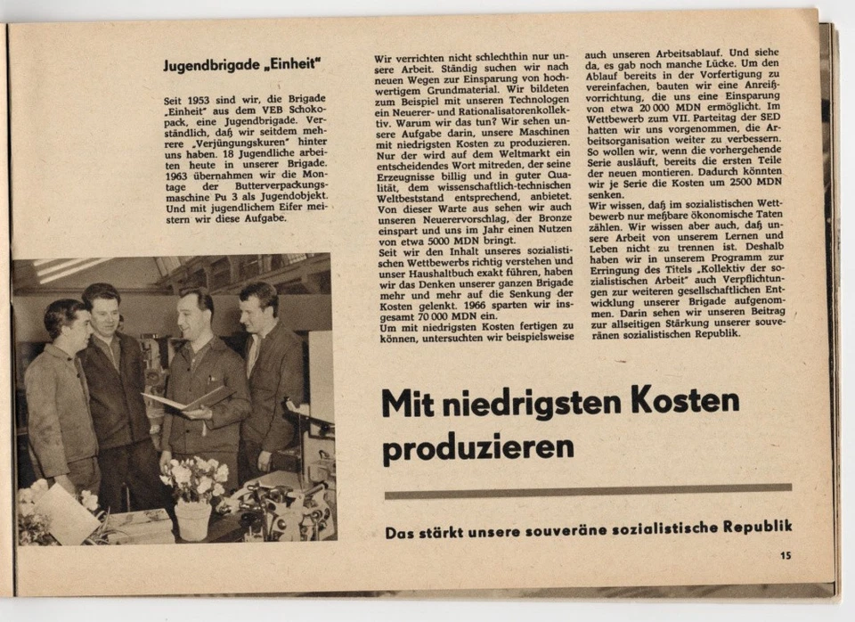 DDR Heft 1 Mai 1967 Propaganda Agitation  - Bild 2 von 2