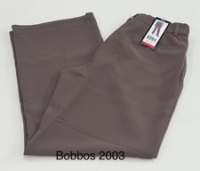 Pantalones de pierna ancha de tiro alto para mujer Dkny, marrón, talla 8