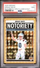 2025 PANINI MOSAIC NOTORIETY ORANGE FLUORESCENT #3 DRAKE MAYE PSA 9