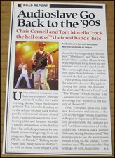 2005 Chris Cornell Tom Morello Audioslave RS Clipping Article 3.75