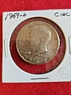 USA Coin  1969-D Silver Kennedy Half Dollar   Circ Condition