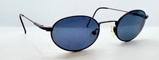 Vintage Safilo 3899 Burgundy Oval Metal Sunglasses FRAMES ONLY Italy