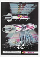 1975 Hush Thrush Ad Performance Muffler Vintage Magazine Advertisement Exhaust