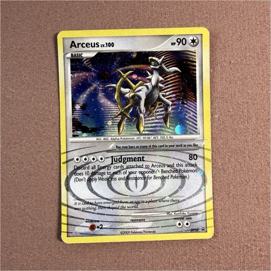 Arceus DP50 Diamond & Pearl Holo Black Star Promo Pokémon TCG Card English