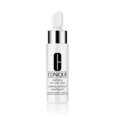 Clinique Clarifying Do-Over Peel 1oz Exfoliator Boosts Skin Renewal Glow
