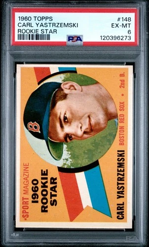 1960 Topps #148 Carl Yastrzemski Rookie Star PSA 6