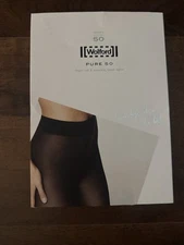 Wolford Pure 50 Seamless Tights Super Soft Black