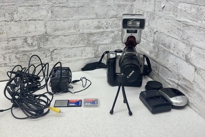 Canon EOS Digital Rebel DSLR Kit w/ 18-55 Lens, Flash, Battery Grip