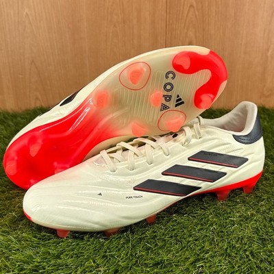 adidas Copa Pure II Pro FG Ivory Core Black IE4979 Mens 9.5 women's 10.5 Cleats