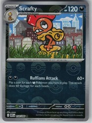 Scrafty (Poke Ball Pattern) 058/086 White Flare