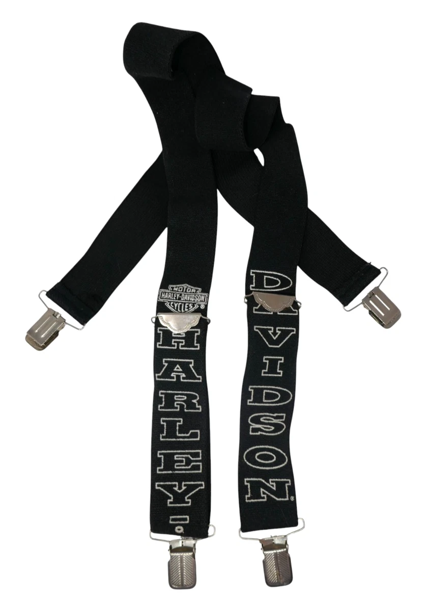 Harley-Davidson Black Elastic Suspenders for Men for sale | eBay
