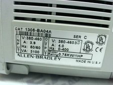 Allen Bradley 1305-BA04A Variable Speed Drive 380-460 Volts 3 P