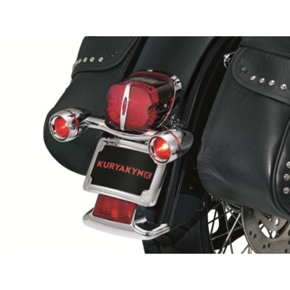 Barra de señal de giro trasera luz billet Kuryakyn 2098 para Harley Davidson Touring Foto 2 de 2