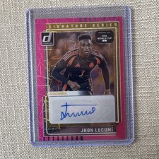 2025-26 Panini Donruss Signature Series Autograph JHON LUCUMI Colombia #90