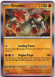Groudon 049/131 Holo Rare Prismatic Evolutions