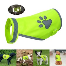 Reflective Dog Vest Adjustable Safety High Visibility Pet Apparel for Hunting