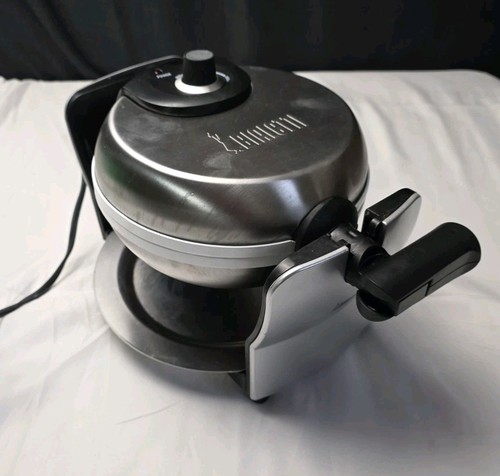 Bialetti Ceramic Coated Rotating Belgian Waffle Maker WORKS - Model TSK-2901BW