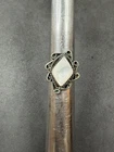 5g VTG Sterling Silver 925 Mother Of Pearl Ring Size 5.75 Jewelry Lot I
