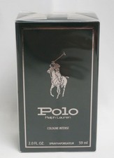 Ralph Lauren Polo Green Cologne Intense for Men 2 oz 59 ml Spray NIB