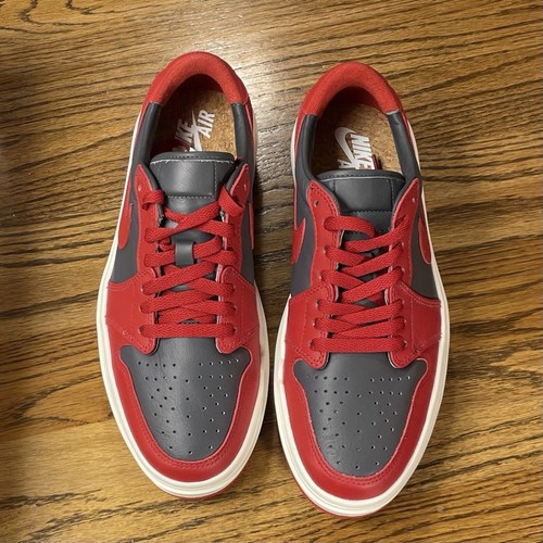 Nike Air Jordan 1 Elevate Low Sneakers Donna Rosso Nero NUOVE Taglia 9,5 - Foto 4 di 7