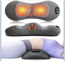 3 In 1 Electric Lumbar Support Pillow Smooth Spine Triple Fusion Back Massager