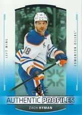 2025-26 SP Upper Deck Authentic Profiles Zach Hyman #AP-6 Blue