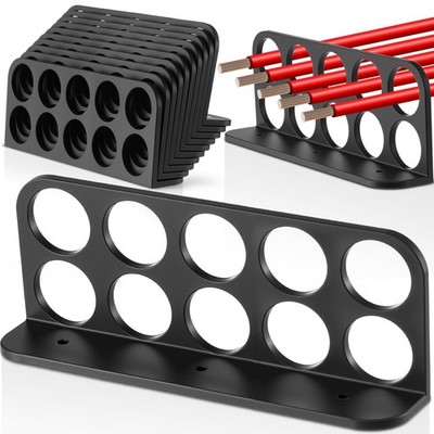60 Pack Cable Chase-Wire Bracket, Hole Diameter 1'' with 10-Hole Cable Support...