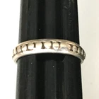 Vintage Ring MARKED 925 STERLING SILVER Size 7.5 Band Jewelry lot y
