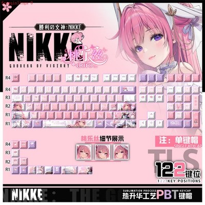 Anime NIKKE: The Goddess of Victory Dorothy Theme PBT Sublimation Keycap 122Pcs
