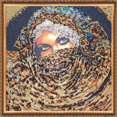 Bead Embroidery Kit ''Scheherazade'' Stitching Handmade Beadwork