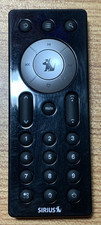 Genuine Original Sirius Remote Control / Black Silver with battery