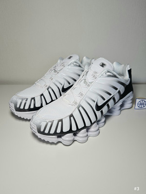 Nike Shox TL white/black/platinum Sneaker EU 42,5 / US 9