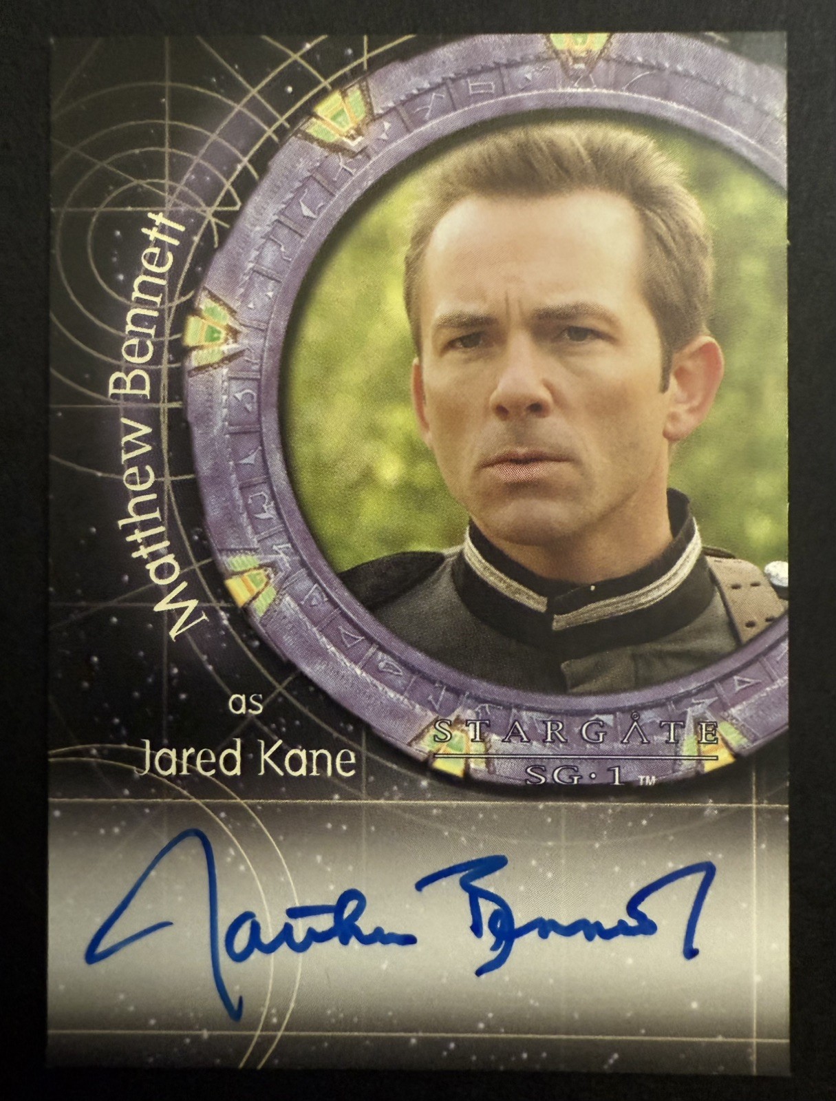 Stargate SG-1 Matthew Bennett As Jared Kane Auto A81 Autograph Card
