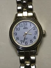 Vintage Timex Indiglo Watch Womens Gold Tone Stainless Steel Water Resistance