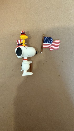 Hallmark Keepsake Snoopy Woodstock Ornaments Lot Patriotic Pals Winter Fun /More - Picture 3 of 18