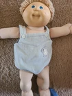 Cabbage Patch Kid Doll Jesmar Spain Blonde Hair Blue Eyes #2 1985 Freckles