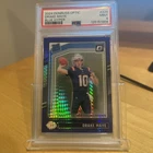 Drake Maye 2024 Donruss Optic PSA 9 Blue Hyper Rookie Card Color Match Patriots