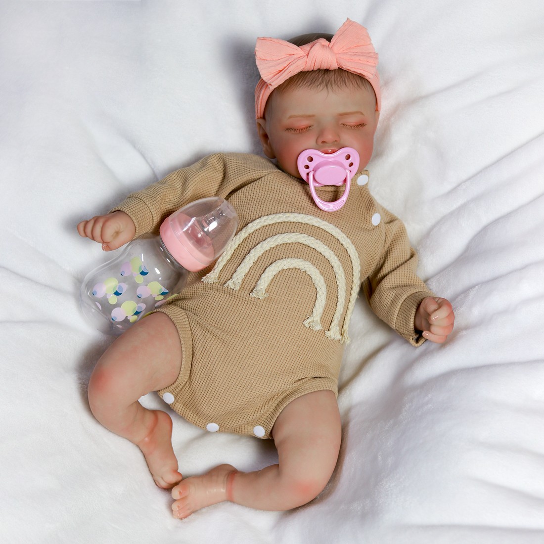 16"" Reborn Baby Dolls Silicone Vinyl Realistic Real Newborn Doll Girl Doll Gift
