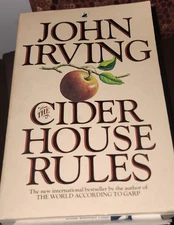 The Cider House Rules - John Irving 1985 1st edition Paperback Signed 