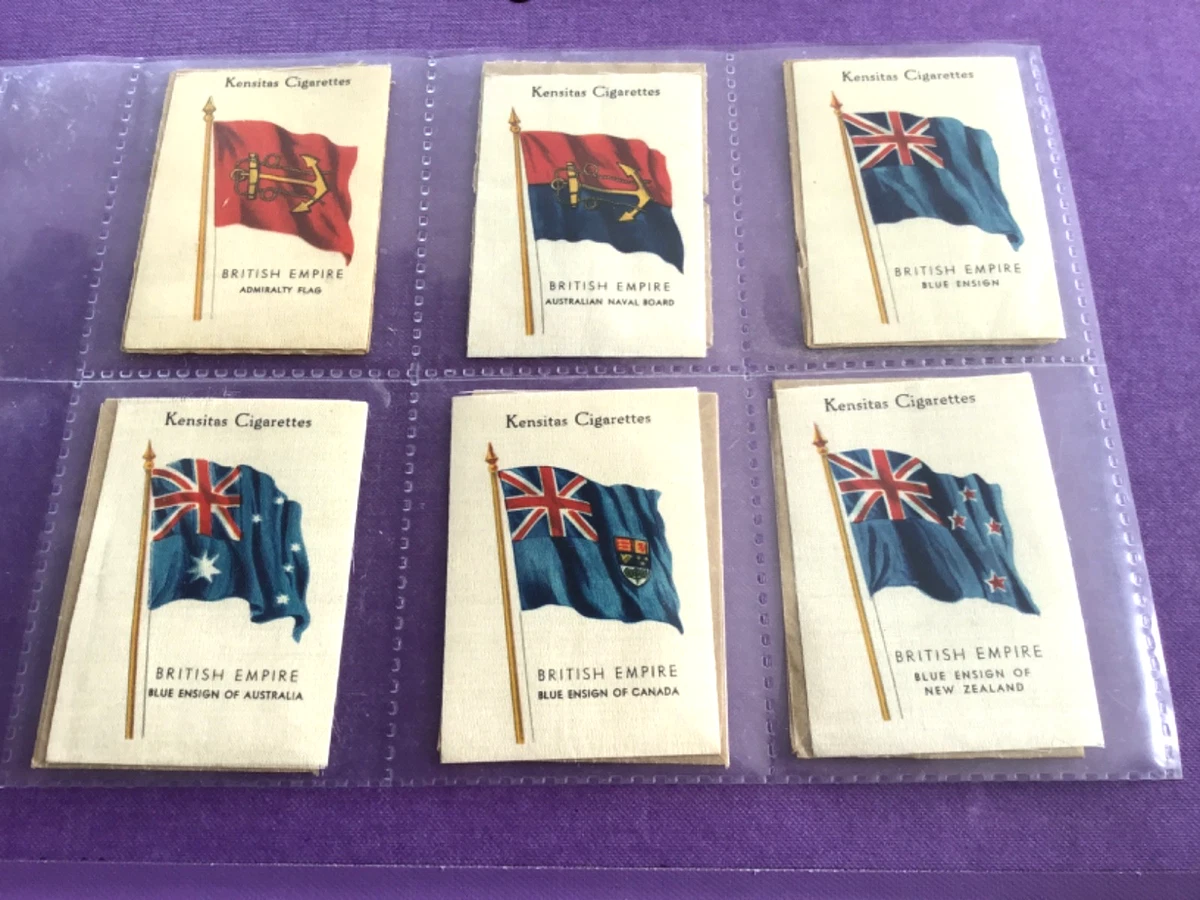 Complete/Full Sets Flags Collectable Kensitas & Wix Cigarette