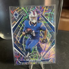 2024 Panini Phoenix James Cook Lazer #74 Buffalo Bills