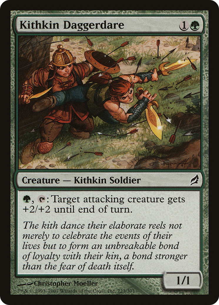 Kithkin Daggerdare #223 (LP) Lorwyn LRW Magic MTG