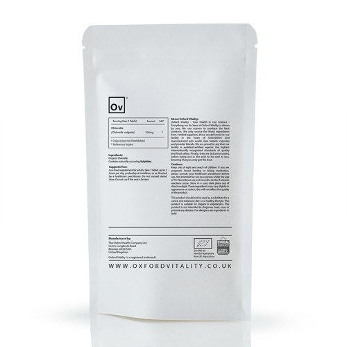 Tabletas orgánicas de Chlorella de 500 mg: superalimento, desintoxicante, fibra - Imagen 2 de 4