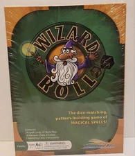 Wizard Roll Family Board Game - Match Shapes Using Dice & Cards To Create Magic